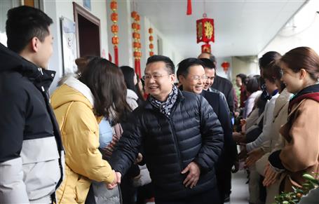 【開工大吉】新年新氣象！公司領導班子向干部職工拜年