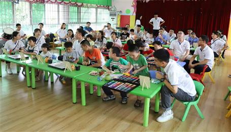 冶建青年走進(jìn)兒童福利院，帶去愛(ài)的“綠動(dòng)”