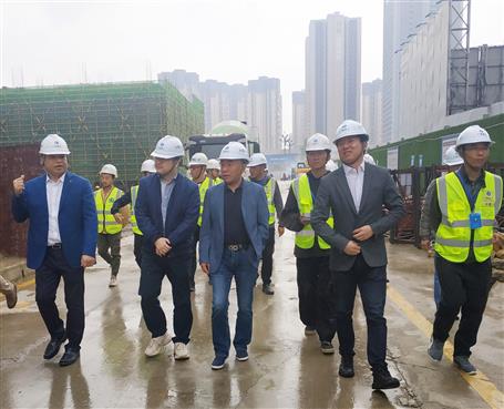 汪啟來到公司成都項目調(diào)研指導(dǎo)