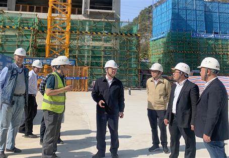 覃振華帶隊到磐龍府項目開展2022年春節(jié)后復工復產(chǎn)暨第一季度安全生產(chǎn)質(zhì)量綜合大檢查