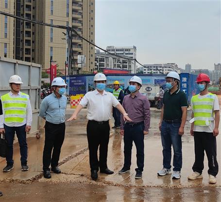 蒙勝益到桂華分公司項目調(diào)研指導