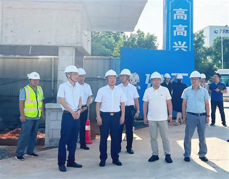 張國良到冶建公司項目調(diào)研