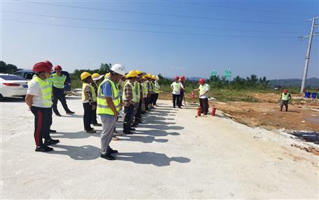 【提升“三力” 爭創(chuàng)佳績】設備安裝分公司項目開展應急演練