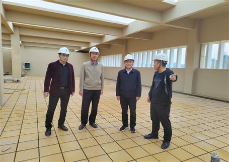 廖立波、何勇到項目開展一季度暨復(fù)工復(fù)產(chǎn)綜合大檢查