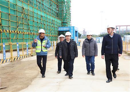 陳禮松到冶建公司項目進行節(jié)后復(fù)工復(fù)產(chǎn)檢查