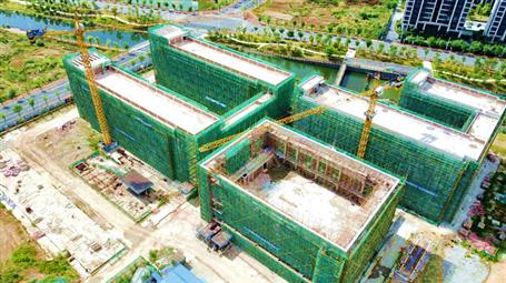 【奮戰(zhàn)三季度 打贏攻堅戰(zhàn)】柳州市明德小學2#、3#教學樓主體結構通過驗收