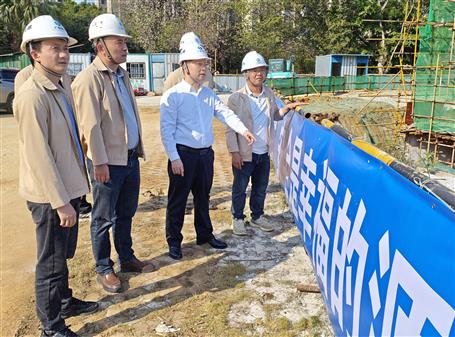 賴海標到桂南分公司項目開展2026年第一季度暨春節(jié)后復工復產(chǎn)安全生產(chǎn)質(zhì)量綜合大檢查